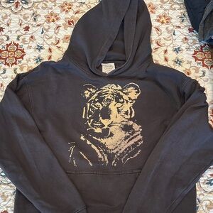 Women’s XS Pura Vida Black Tiger Graphic Hoodie